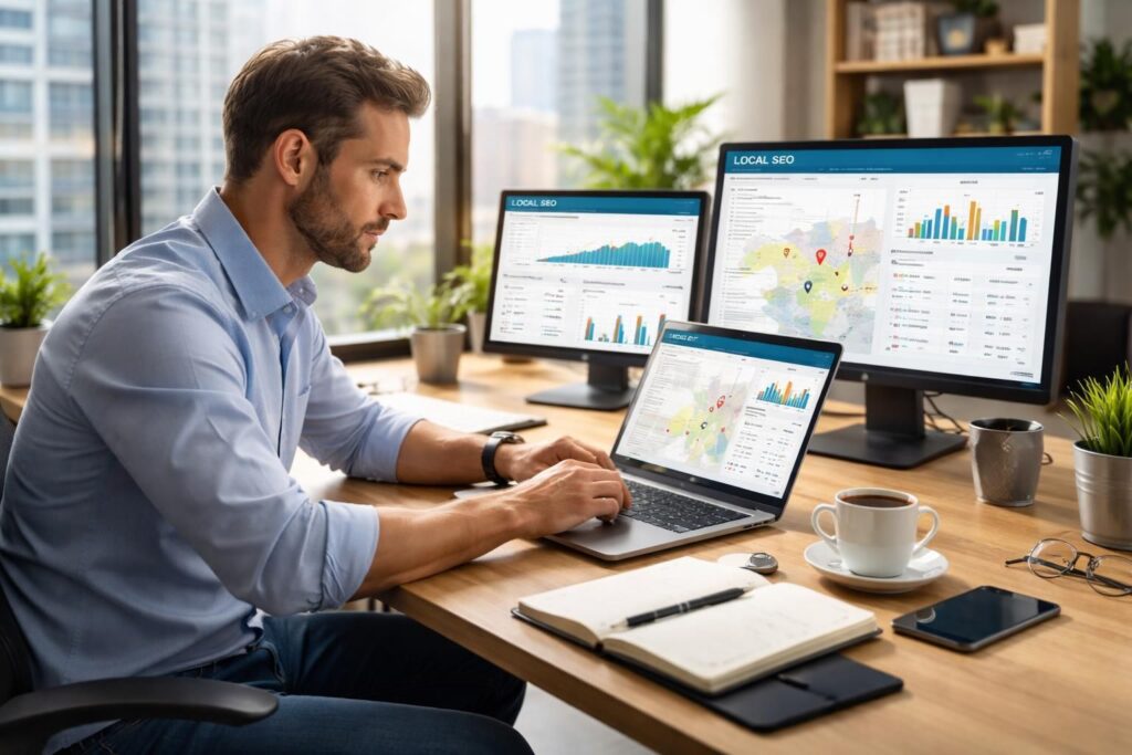 consultant seo local freelance : expert en optimisation de votre visibilité en ligne pour attirer plus de clients dans votre région. stratégies personnalisées et résultats garantis.