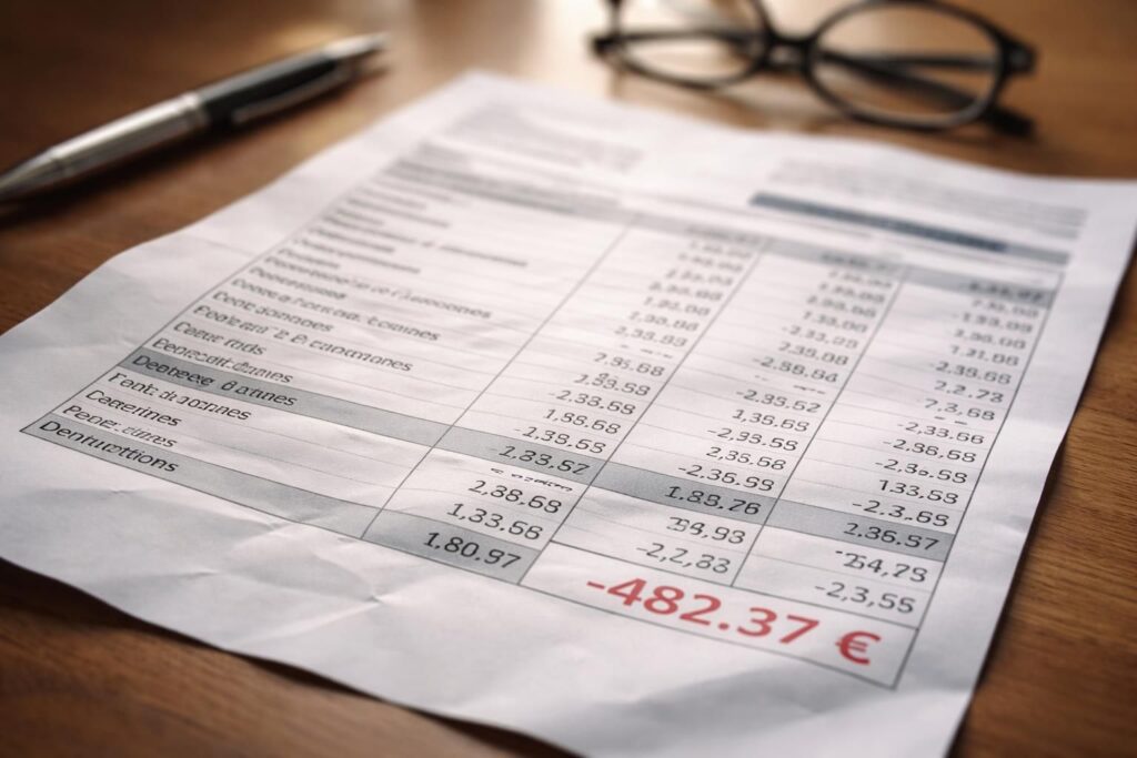 découvrez ce qu'est une fiche de paie négative, comment l'interpréter et les solutions possibles pour régulariser votre situation salariale.