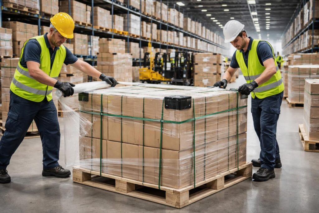 découvrez des méthodes efficaces pour optimiser le conditionnement des palettes avant expédition et assurer la protection optimale de vos marchandises.