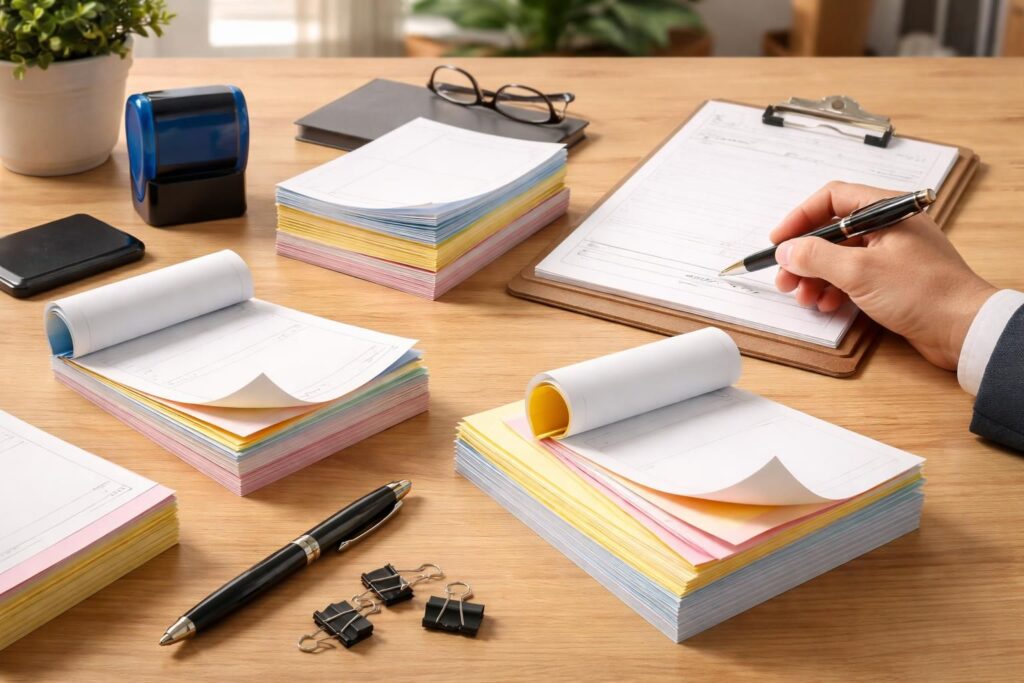 découvrez nos liasses autocopiantes, des solutions pratiques et efficaces pour vos documents professionnels. différents moyens disponibles pour répondre à tous vos besoins.